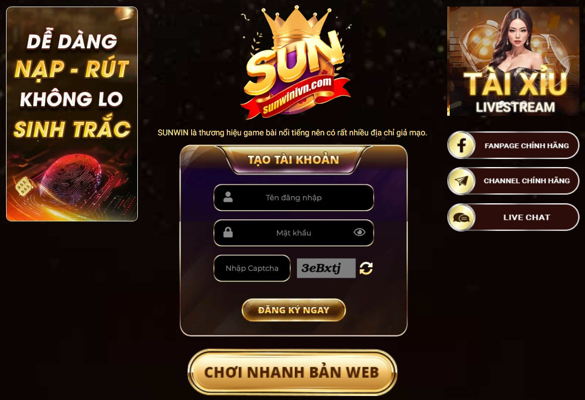Đăng ký Sunwin